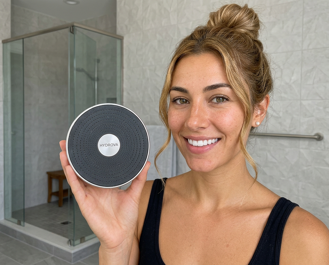 Savannah M. with HYDROVA showerhead