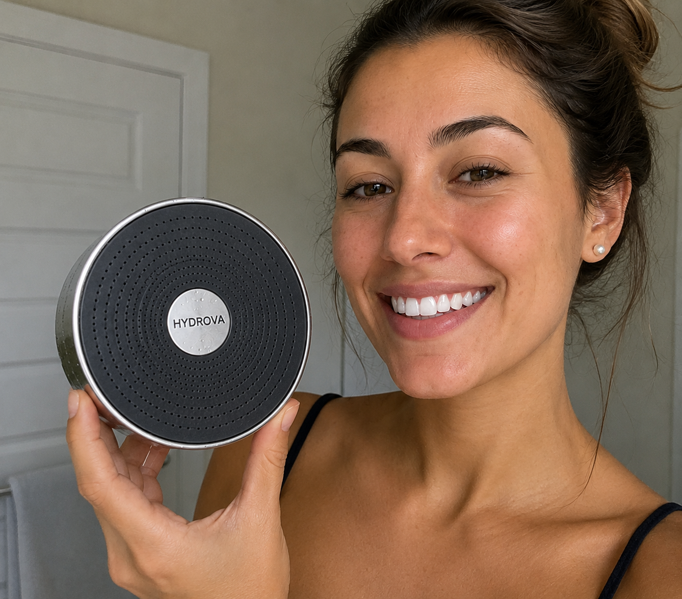 Savannah M. with HYDROVA showerhead